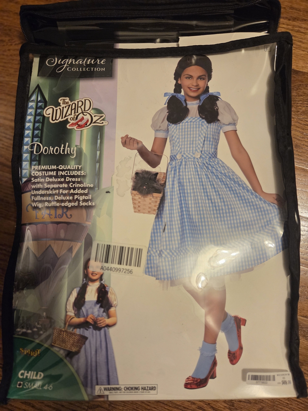 Dorothy Blue Gingham Kids Costume - The Wizard of Oz, Small
